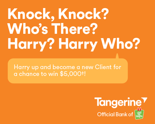 tangerine jfl contest and chequing and savings offer tangerine tangerine bank