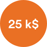 $25,000