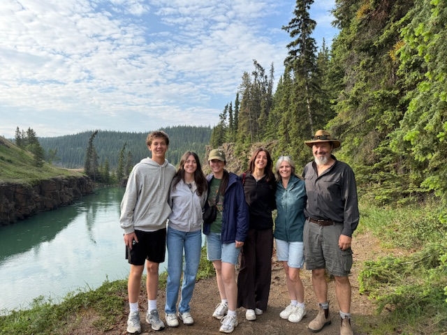 Alberta's Jill Perry, second from right, with her family.
