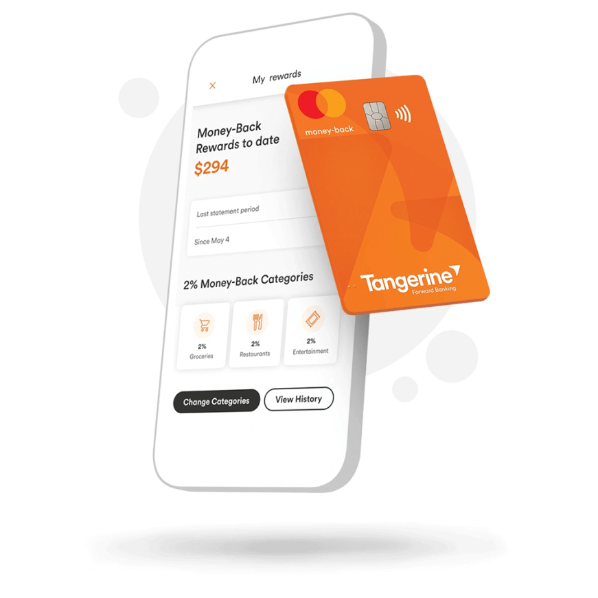 Tangerine World Mastercard and Phone