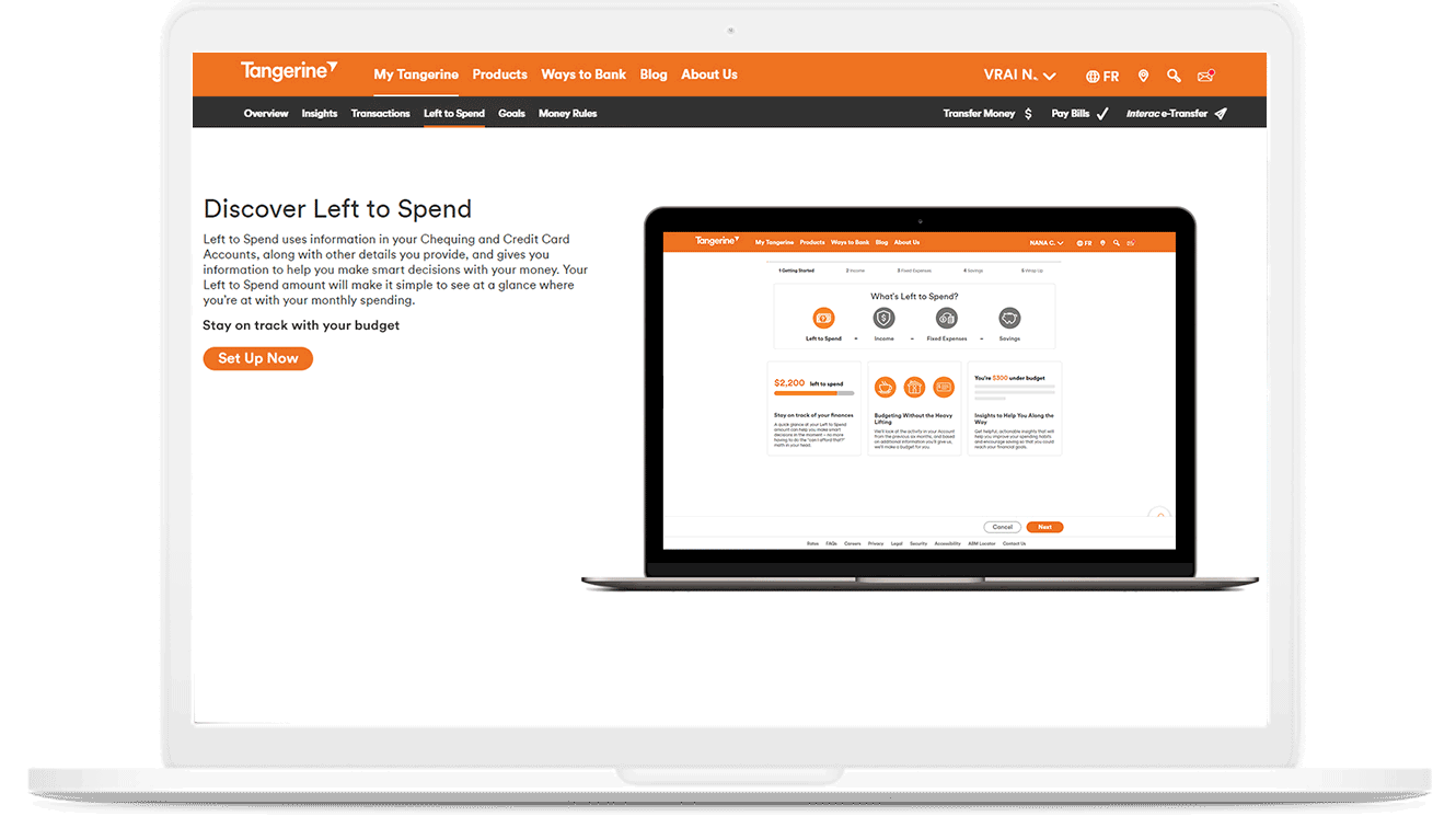 Screenshot of Left to Spend 1
