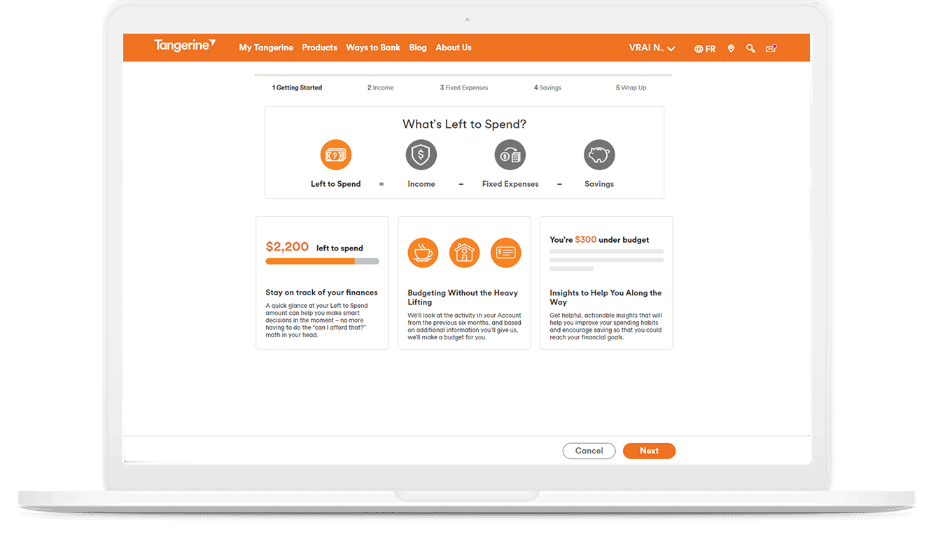 Screenshot of Left to Spend 2