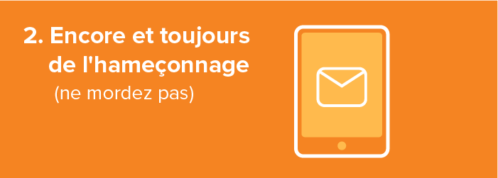 2. Encore et toujours de l'hameçonnage (ne mordez pas)