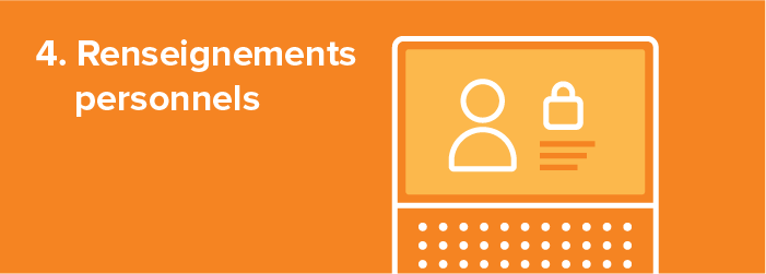 4. Renseignements personnels