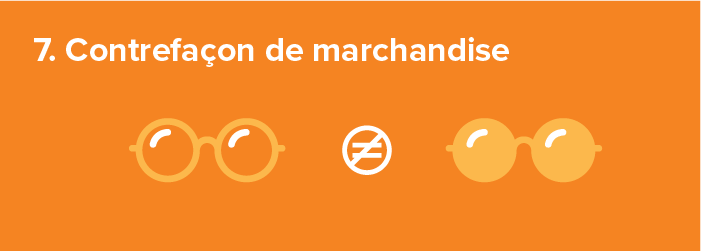 7. Contrefaçon de marchandise