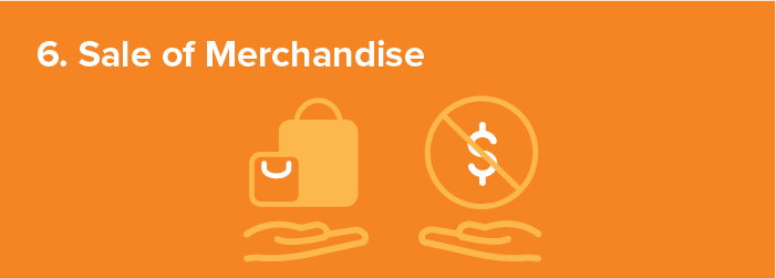 6. Sale of Merchandise